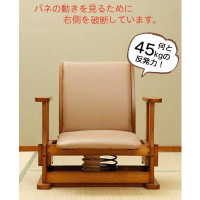 中居木工 起立補助椅子 NK-2020 ロータイプ｜muratakagu｜08