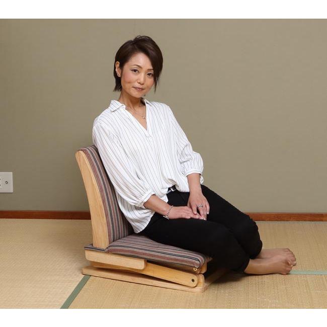 中居木工 高さがワンタッチで変わる座椅子 NK-2210 : 村田家具