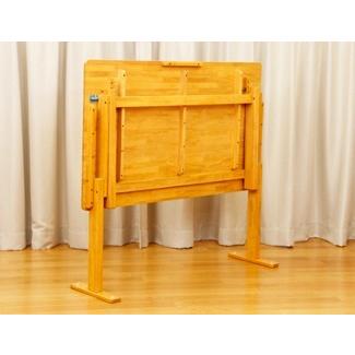 中居木工 木製折り畳みテーブル 自立式 高さ65cmタイプ 幅120×奥行80cm NK-2448_4