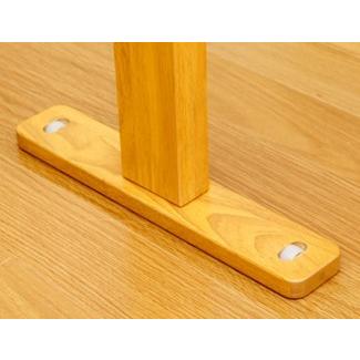 中居木工 木製折り畳みテーブル 自立式 高さ65cmタイプ 幅120×奥行80cm NK-2448_8