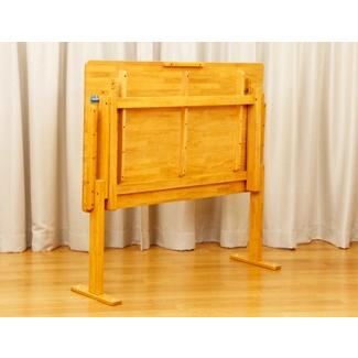 中居木工 木製折り畳みテーブル 自立式 高さ70cmタイプ 幅120×奥行80cm