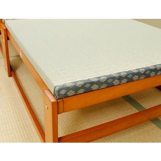 中居木工 畳ベッド 折りたたみベッド ロータイプ ワイドシングル