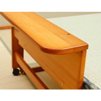 中居木工 畳ベッド 折りたたみベッド ハイベッドタイプ シングル 棚