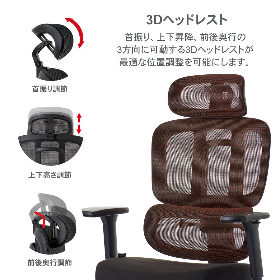 オフィスチェア ワークチェア M6シリーズ 多機能 背メッシュ 座