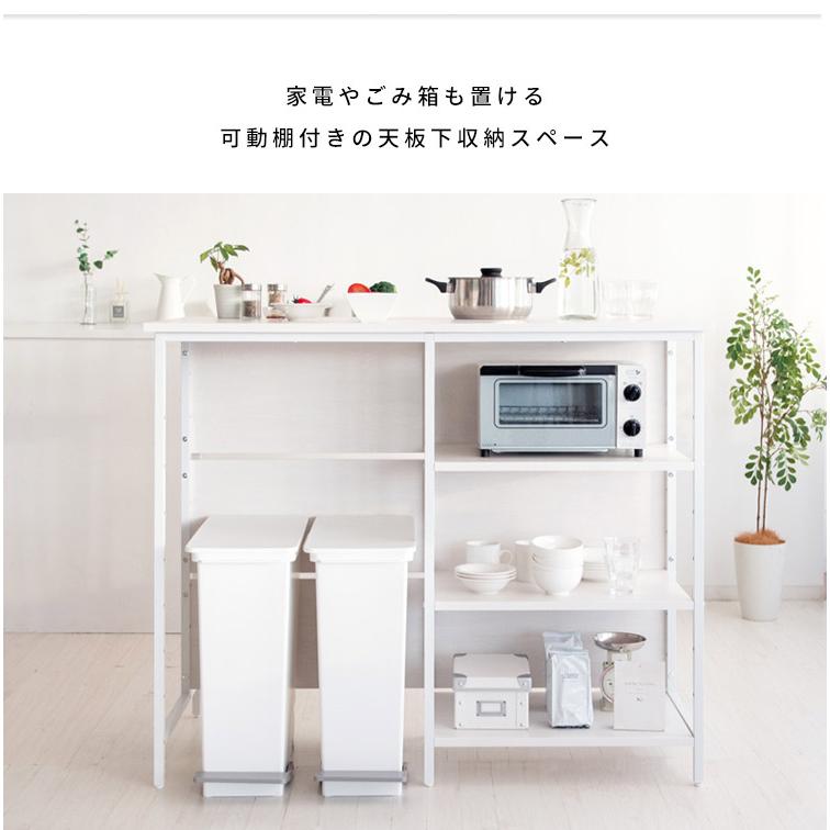 テーブル　カウンター　キッチン収納　食器棚 宮武製作所 キッチンカウンターテーブル Salus サルース KNT-1260