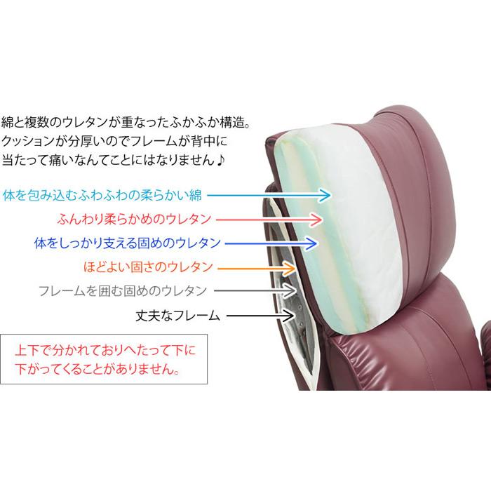 宮武製作所 スーパーソフトレザー座椅子 匠 YS-1396HR 座椅子 匠 日本