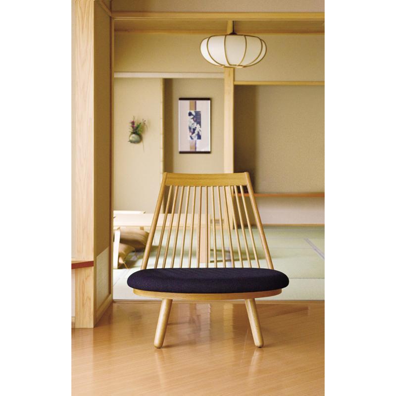 天童木工スポークチェア あぐら 椅子