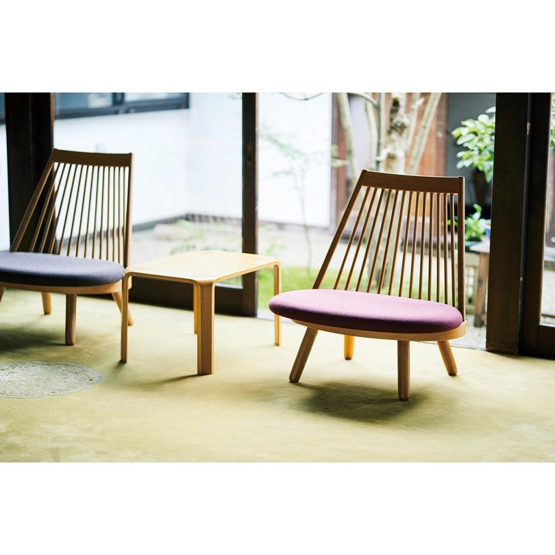 天童木工 スポークチェア S-5027NA-ST(あぐら椅子) 張地グレードV