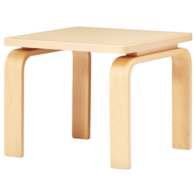 天童木工サイドテーブル オープンシェルフ付