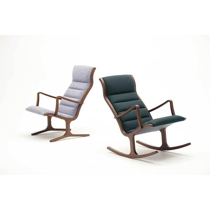 天童木工 ヘロン ロッキングチェア S-5226WB-BW 張地グレードA