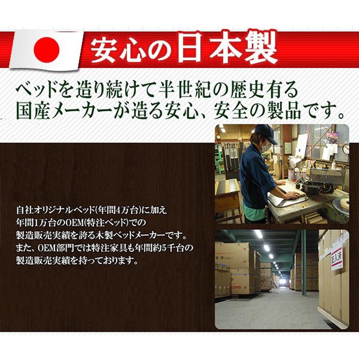 棚付国産二段ベッド N329 フレームのみ シングルサイズ 2段ベッド 社員寮 学生寮 独身寮 ルームシェア_5