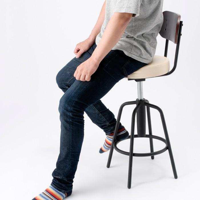 タムチェア 組立が差し込むだけ TAM-3 カウンターチェア バーチェア