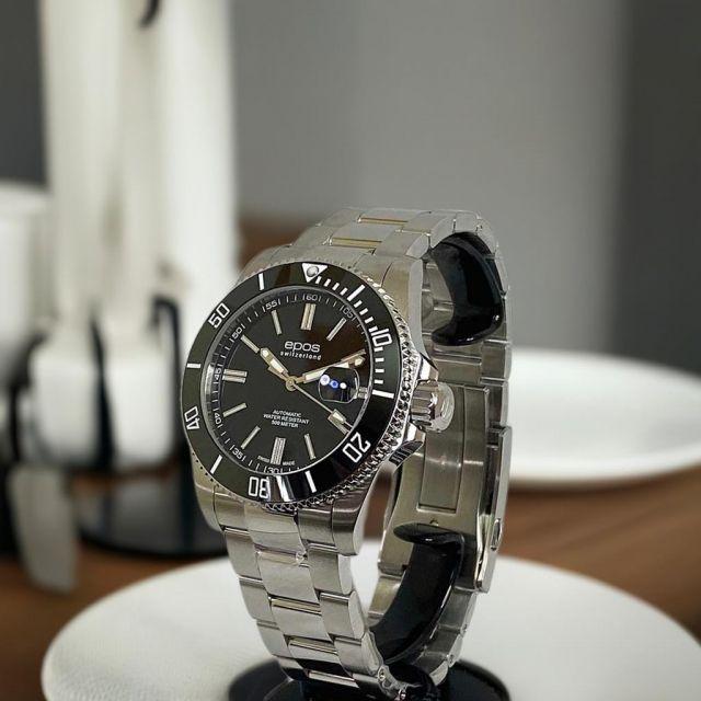 スポーティブ エポス腕時 エポス メンズ腕時計 EPOS epos ダイバーズ