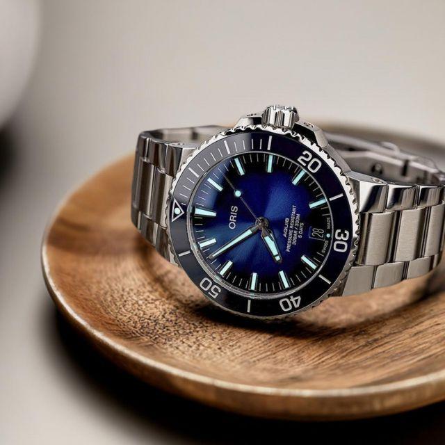 AQUIS オリス腕時計 アクイスデイト キャリバー400 ORIS メンズ 