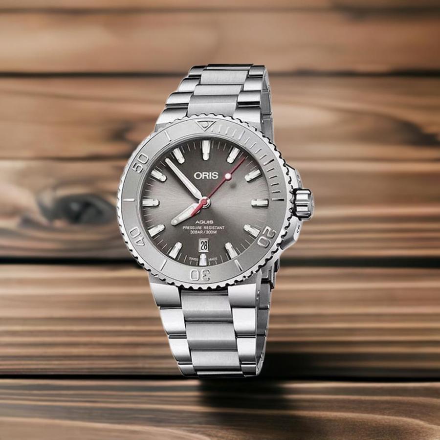 オリス腕時計アクイスデイト ORIS メンズ ウォッチ レリーフ 733.7730