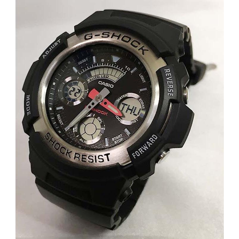 恋人達のGショック ペアウオッチ カシオ G-SHOCK BABY-G AW-590-1AJF BGA-250-1AJF 黒 ブラック 送料無料_1