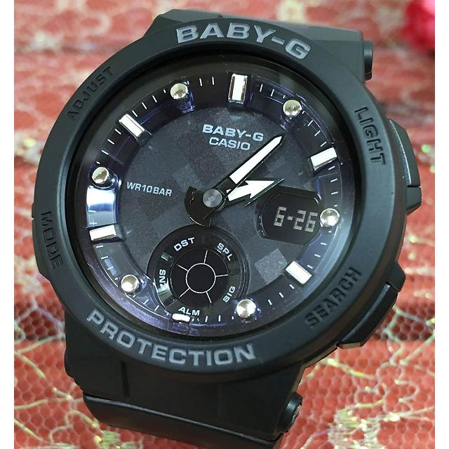 恋人達のGショック ペアウオッチ カシオ G-SHOCK BABY-G AW-590-1AJF BGA-250-1AJF 黒 ブラック 送料無料_2