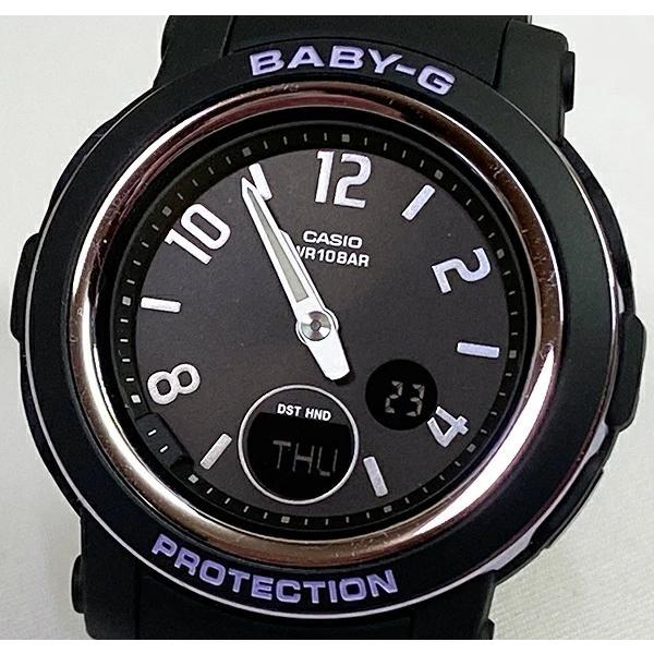 恋人達のGショック ペアウオッチ カシオ G-SHOCK BABY-G AW-590-1AJF BGA-290DR-1AJF 黒 ブラック 送料無料_2
