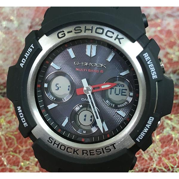 恋人達の Gショック ペアウオッチ カシオ 電波ソーラー G-SHOCK BABY-G AWG-M100-1AJF MSG-W200-7AJF 黒 白 送料無料｜muratatokei｜02