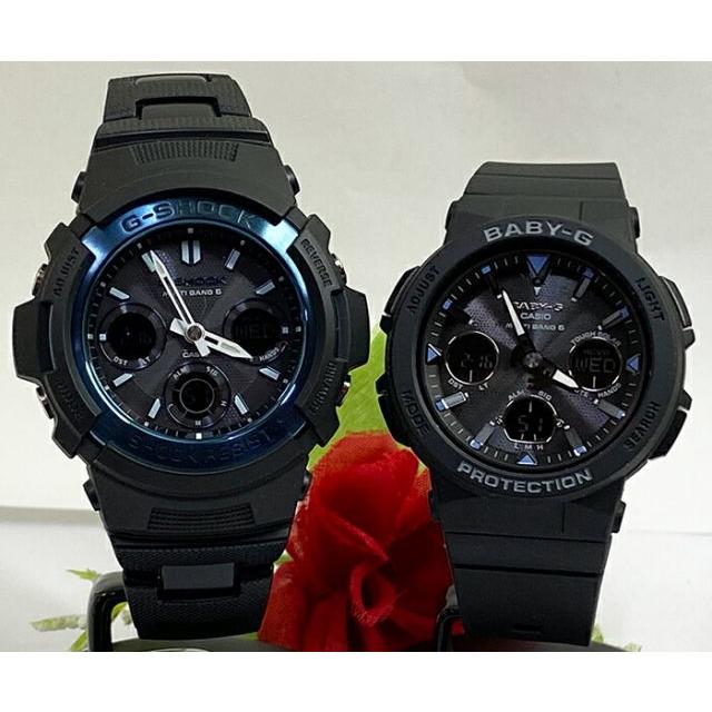 恋人達のgショック ペアウオッチ カシオ G Shock Baby G 電波ソーラー Awg M100bc 2ajf Bga 2500 1ajf 黒 ブラック 送料無料 Awg M100bc 2ajf Bga 2500 1ajf Gショックペアウオッチ村田時計店 通販 Yahoo ショッピング