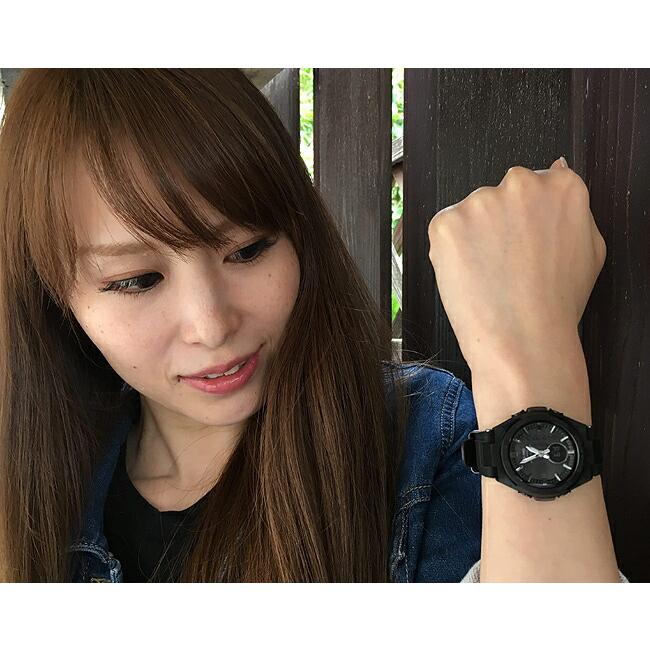 恋人たちのGショックペア G-SHOCK BABY-G ペアウォッチ   電波ソーラー AWG-M100SB-2AJF MSG-W200G1-1AJF ラッピング無料の画像