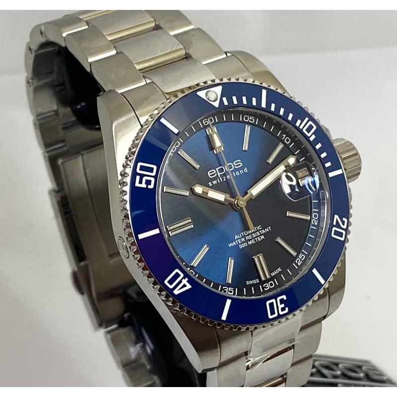 エポス メンズ腕時計 EPOS epos ダイバーズウオッチ 自動巻き 機械式