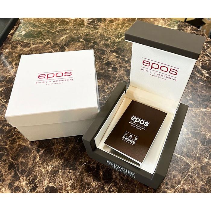 エポス メンズ腕時計 EPOS epos ダイバーズウオッチ 自動巻き 機械式 オートマチック 3504BL 500M防水 ブルーダイヤル ブルーベゼル メンズウオッチの画像