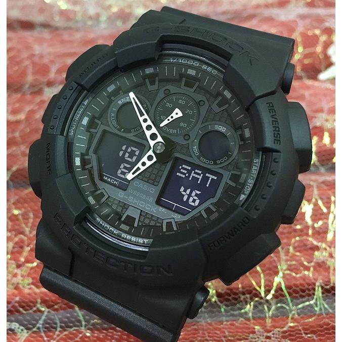 恋人達のGショック ペアウオッチ カシオ G-SHOCK BABY-G GA-100-1A1JF BGA-250-1AJF 黒 ブラック 送料無料の画像