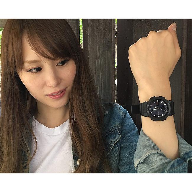 恋人達のGショック ペアウオッチ カシオ G-SHOCK BABY-G GA-100-1A1JF BGA-250-1AJF 黒 ブラック 送料無料の画像
