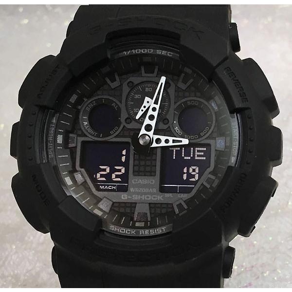 CASIO 恋人達のペアウオッチ カシオ G-SHOCK GA-100-1A1JF 黒
