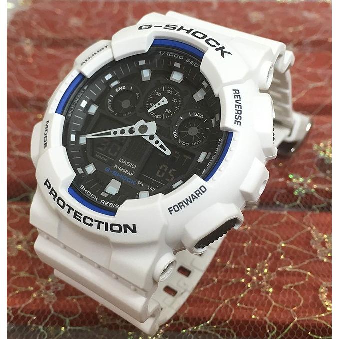 恋人達の Gショック ペアウオッチ カシオ G-SHOCK BABY-G GA-100B-7AJF BA-130-7A1JF 白 ホワイト 送料無料の画像