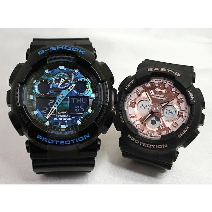 恋人達のGショック ペアウオッチ カシオ G-SHOCK BABY-G GA-100CB-1AJF