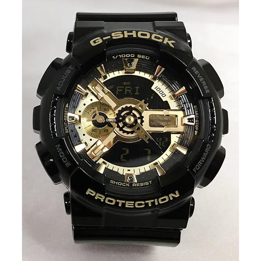 G-SHOCK カシオ GA-110GB-1AJF 黒 ブラック 送料無料｜muratatokei