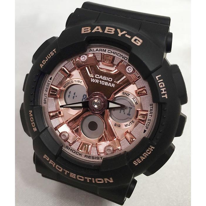 恋人達のGショック ペアウオッチ カシオ G-SHOCK BABY-G GA-110RG-1AJF BA-130-1A4JF 黒 ブラック 送料無料の画像