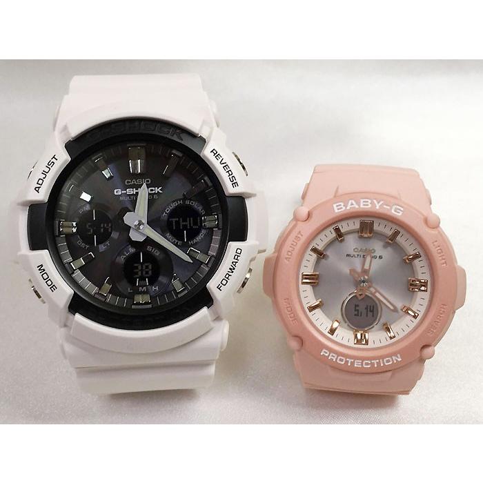 最新人気 恋人達のgショック ペアウオッチ カシオ G Shock Baby G 電波ソーラー Gaw 100b 7ajf Bga 2700 4ajf 白 ピンク コンビニ受取対応商品 Www sciences Africa