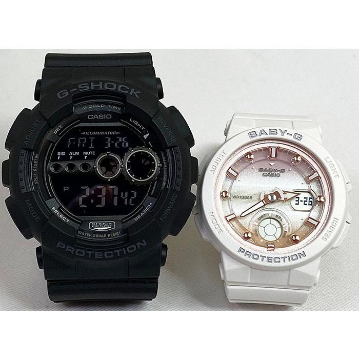 恋人たちのGショック G-SHOCK BABY-G ペア腕時計 カシオ GD-100-1BJF