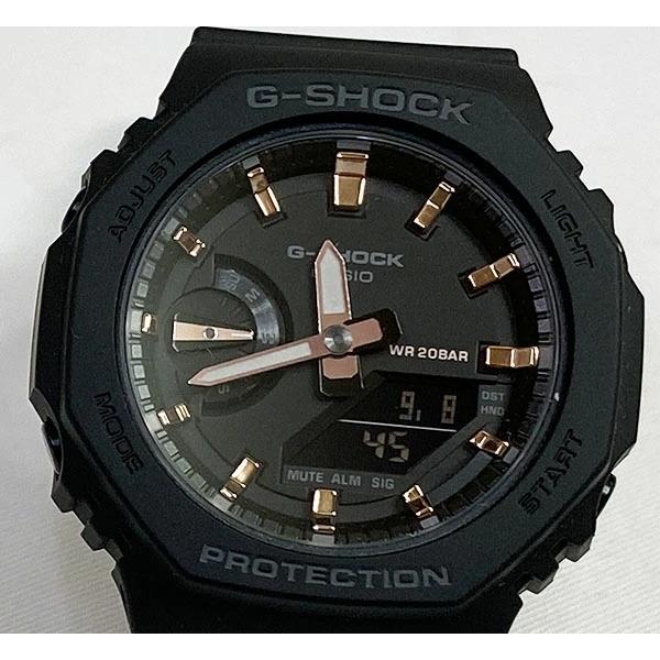 恋人達の Gショック ペアウオッチ カシオ G-SHOCK GMA-S2100-1AJF GMA-S2100-7AJF 黒 ブラック 白 ホワイト 送料無料の画像