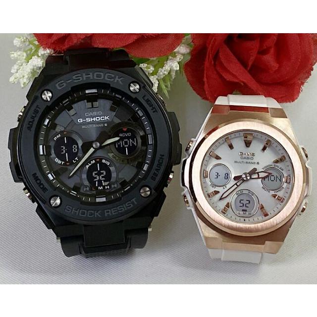 恋人達のGショック ペアウオッチ カシオ G-SHOCK BABY-G 電波ソーラー  