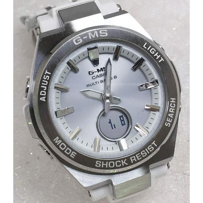 恋人達のGショック ペアウオッチ カシオ 電波ソーラー G-SHOCK BABY-G GST-W300-7AJF MSG-W200-7AJF 白 ホワイト 送料無料の画像