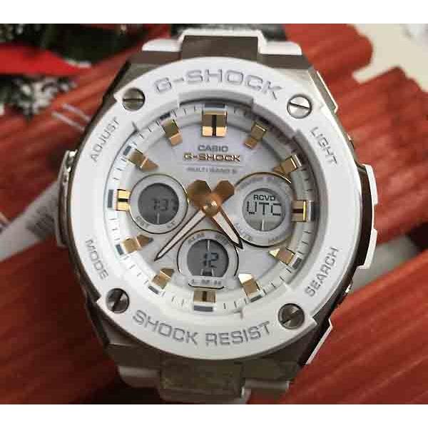 G-SHOCK カシオ Gショック GST-W300-7AJF 白 ホワイト 送料無料 :GST-W300-7AJF:Gショックペアウオッチ