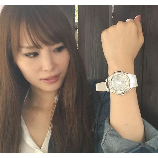 恋人達のGショック ペアウオッチ カシオ G-SHOCK BABY-G 電波ソーラー GST-W310-7AJF BGA-2500-7AJF 白 ホワイト 送料無料の画像