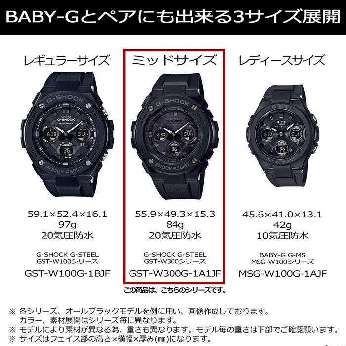 恋人達のGショックペアウオッチ G-SHOCK BABY-G ペアウォッチ  電波ソーラー  アナデジ GST-W310-7AJF MSG-W100-7AJF  ラッピング無料　夫婦　高級の画像