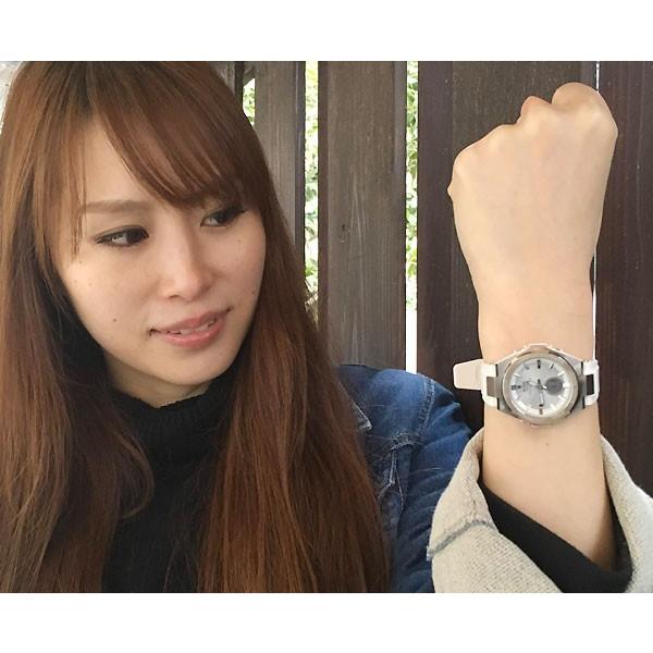 恋人達のGショック ペアウオッチ カシオ G-SHOCK BABY-G 電波ソーラー MTG-B1000D-1AJF MSG-W200-7AJF シルバー 白 送料無料の画像