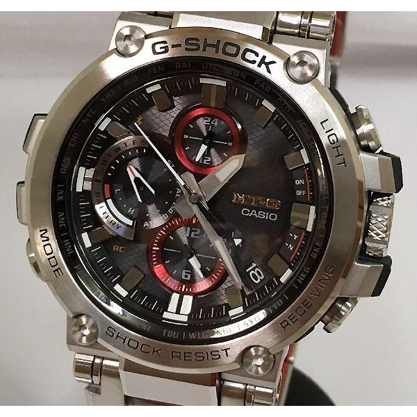 恋人達のGショック ペアウオッチ カシオ G-SHOCK BABY-G 電波ソーラー MTG-B1000D-1AJF MSG-W600G-1AJF シルバー 黒  送料無料の画像
