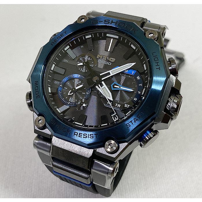 恋人達のGショック ペアウオッチ カシオ G-SHOCK BABY-G 電波ソーラー MTG-B2000B-1A2JF MSG-W600-2AJF 黒 青 送料無料｜muratatokei｜02