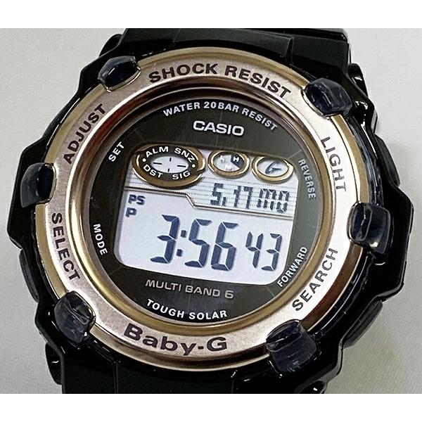 恋人達のGショック ペアウオッチ カシオ 電波ソーラー G-SHOCK BABY-G MTG-B1000-1AJF BGR-3003U-1JF 黒 ブラック 送料無料の画像