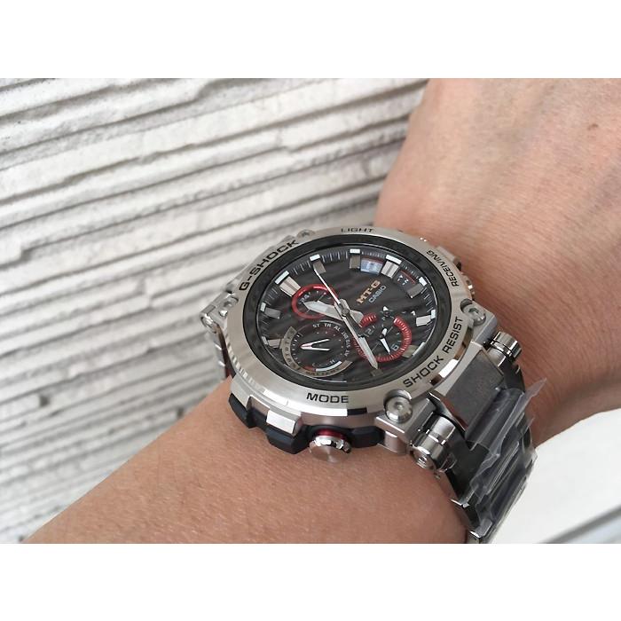 恋人達のGショック ペアウオッチ カシオ G-SHOCK BABY-G 電波ソーラー MTG-B1000D-1AJF BGA-2500-1AJF シルバー 黒 送料無料の画像