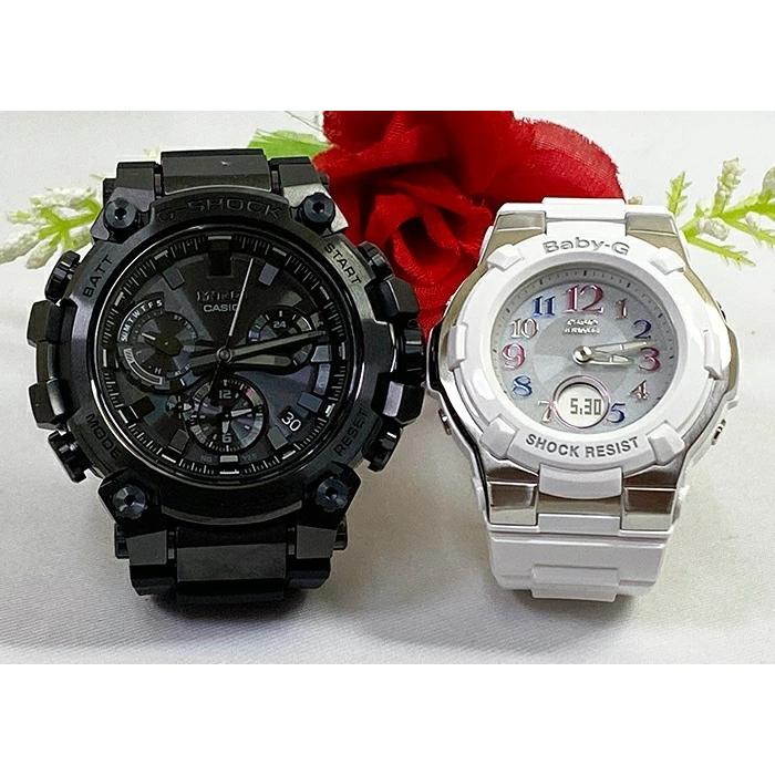 恋人達のGショック ペアウオッチ カシオ G-SHOCK BABY-G 電波ソーラー MTG-B3000B-1AJF BGA-1100GR-7BJF ブラック 黒 ホワイト 白 送料無料｜muratatokei