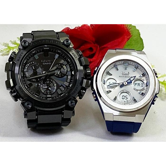 買い限定 恋人達のgショック Baby G ペアウオッチ カシオ G Shock Baby G 電波ソーラー Mtg 000b 1ajf ファッション Msg W600 2ajf ブラック 黒 黒 ホワイト 白 送料無料 Mtgb3000b1ajfmsgw6002ajf Gショックペアウオッチ村田時計店 割引純正 の