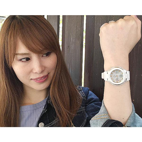 恋人達のGショック ペアウオッチ カシオ G-SHOCK BABY-G 電波ソーラー MTG-B3000BD-1A2JF MSG-W100-7A2JF 黒 ブラック  白 ホワイト 送料無料の画像